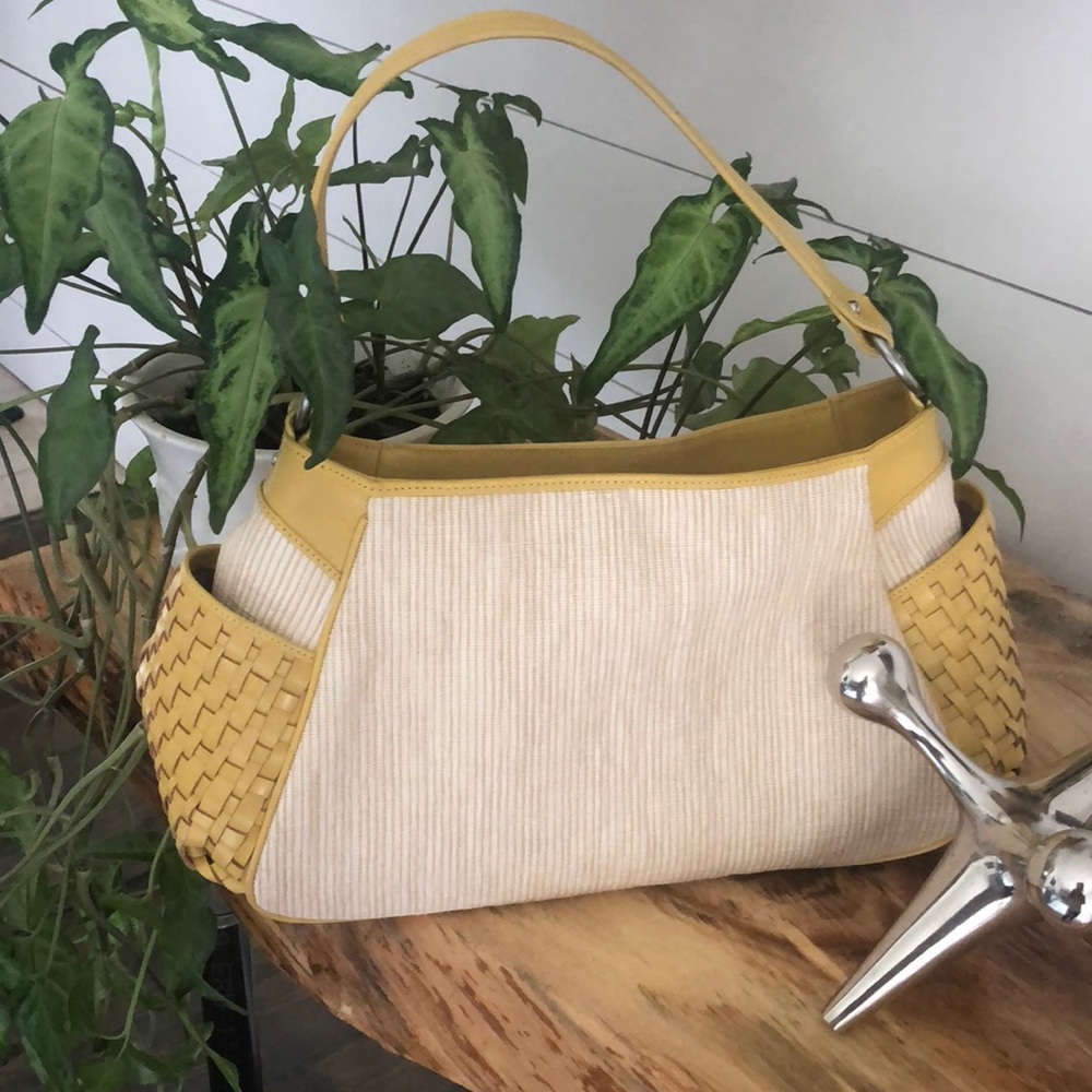 Large Kenneth Cole Hobo Bag Thatch Leather